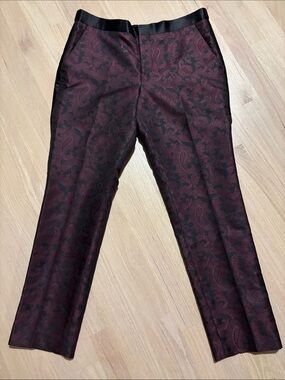 Express Black Slim Dress Pants 31 x 30 with Extra Button -347sku